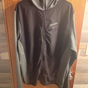 Marmot Men's Black and Gray Jacket